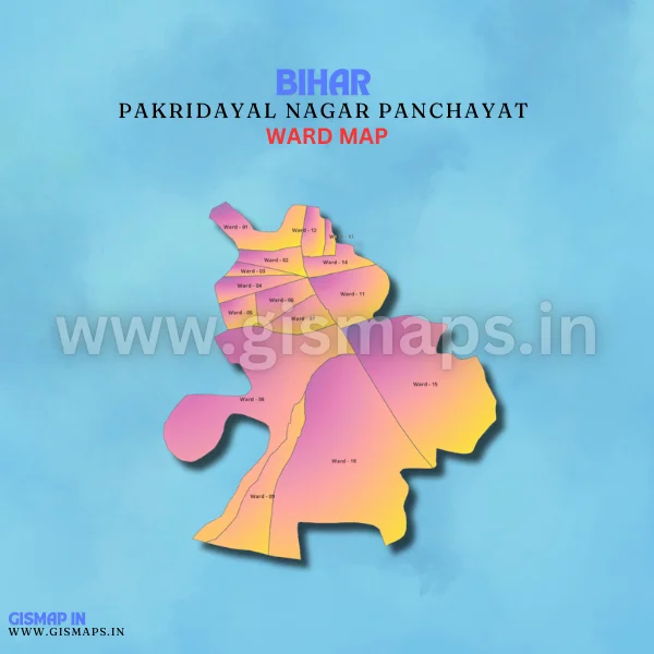 Pakridayal Nagar Panchayat Ward Map